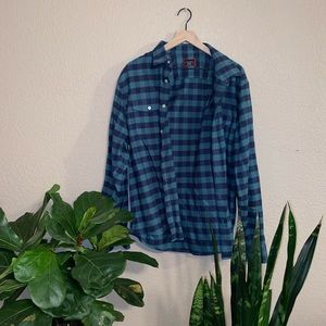 UNTUCKIT - Blue & Green Flannel